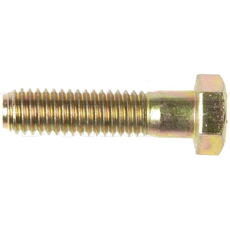 Dorman Grade 8, 3/8"-24 Hex Head Cap Screw, Zinc Yellow Steel, 1-1/2 in L 960-216D